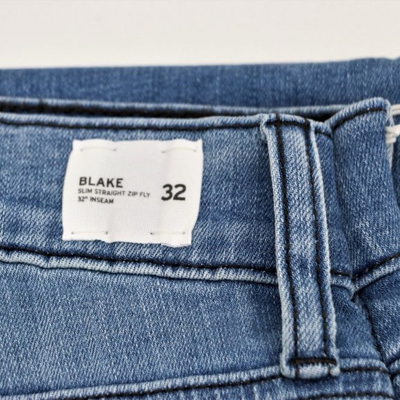 New HUDSON W36 L32 Blake Slim Straight Men's Jeans Duncan - Picture 3 of 11